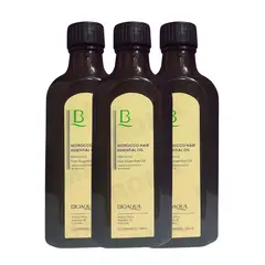 BIOAQUA - PACK 3 ACEITE PARA EL CABELLO DE MOROCCO 300ML