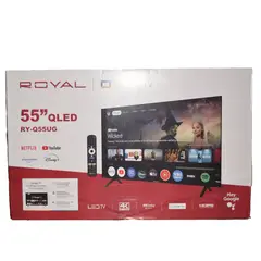 ROYAL - TELEVISOR 55PULGADAS QLED RY-Q55UG GOOGLE TV