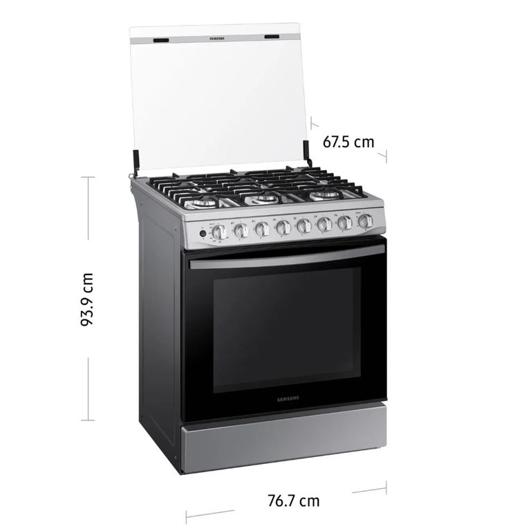 Cocina 6 hornillas con Plancha NX52T5311PSPE