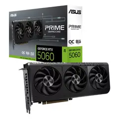 ASUS - TARJETA DE VIDEO PRIME RTX 5060 8GB GDDR7 NVIDIA GEFORCE 3 VENTILADORES