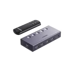 UGREEN - Switch HDMI 5 en 1 Salida 4K 60Hz Gris CM568 25857