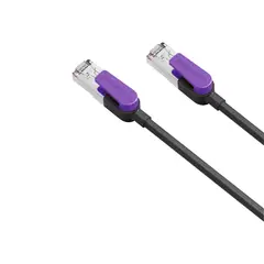 CABLETIME - Cable de Red CN80S RJ45 Patch Cord CAT8 10M Negro