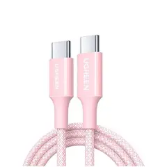 UGREEN - Cable USB-C a USB-C PD Trenzado 1M 100W Pink 65251
