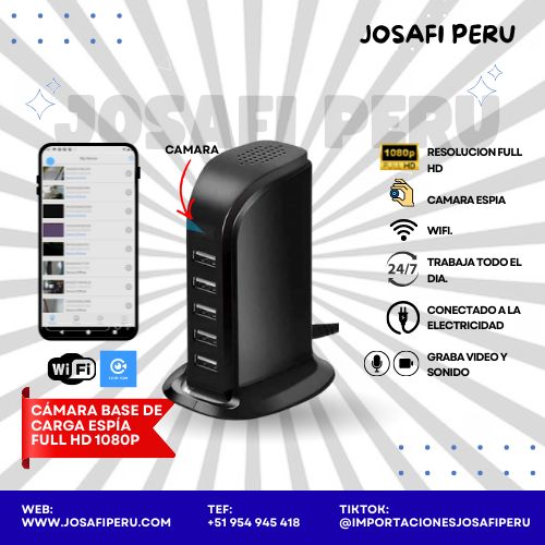 Cámara Base de carga espía FULL HD 1080p