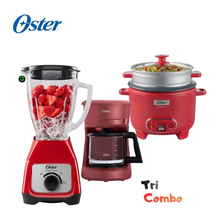TriPack Licuadora + Cafetera y Olla Arrocera CKSTRC10DFPNK