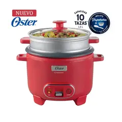 OSTER - OLLA ARROCERA DE 10 TAZAS DIAMONDFORCE CKSTRC10DFPNK