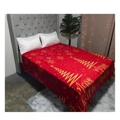 CUTE - MANTA CON DISEÑO NAVIDENO