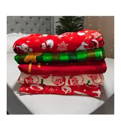 CUTE - MANTA CON DISEÑO NAVIDENO