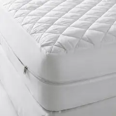 GENERICO - Forro de colchón con cierre QUEEN AMERICANO Impermeable - Antiácaros - Acolchado I DREAM SUPREME