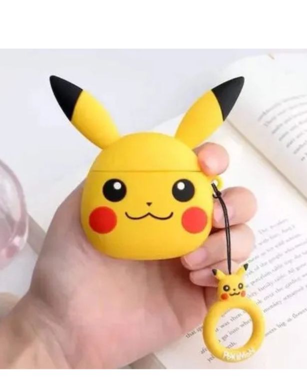 Funda Protectora Pikachu para AirPods 2 gen – Silicona + Llavero