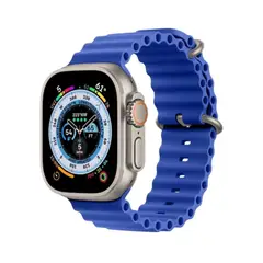 GENERICO - Correa de silicona Ocean para 42-44-45-49MM Azul