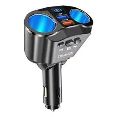 GENERICO - Cargador Reproductor MP3 Bluetooth Transmisor FM A9 Para Auto 4 Entradas