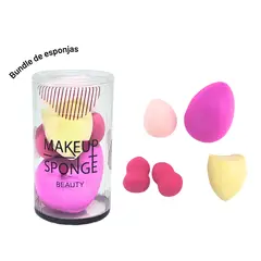 GENERICO - Pack de 5 esponjas Beauty Blender diferentes tamaños