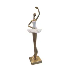 GENERICO - Adorno Decorativo Bailarina Elegancia y Arte en Movimiento - Adorno Elegante para Sala Regalo Ideal