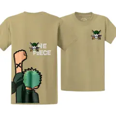 GENERICO - Polos Algodon Zoro One Piece Luffy Unisex - Tallas desde 8 al XL