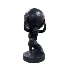 GENERICO - Escultura de Atlas Sosteniendo el Mundo
