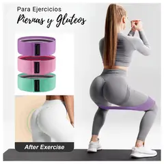 OEM - Bandas de Resistencia para Ejercicios de Piernas y Gluteos