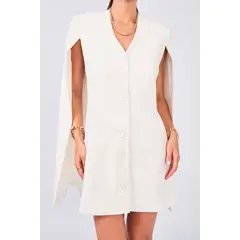 BANATY - VESTIDO CON CAPA CASUAL BRUNA PARA MUJER