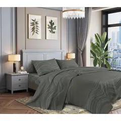 GOLDSUN - JUEGO DE SÁBANAS 3 PIEZAS 4800 HILOS 1 PLAZA Y MEDIA