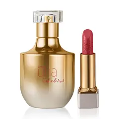NATURA - UNA Celebrar Perfume de Mujer con Labial Rosa