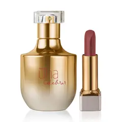 NATURA - UNA Celebrar Perfume de Mujer con Labial Rojo