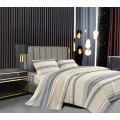 GOLDSUN - JUEGO DE SÁBANAS 4 PIEZAS 4800 HILOS 2 PLAZAS Y MEDIA