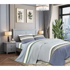 GOLDSUN - JUEGO DE SÁBANAS 4 PIEZAS 4800 HILOS 2 PLAZAS Y MEDIA