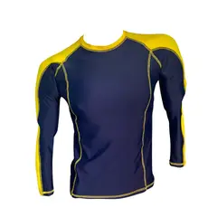 AQUA&MODA - LICRA CON PROTECCION UV AQUAMODA LAMAASL AZUL CON AMARILLO SIN LOGO