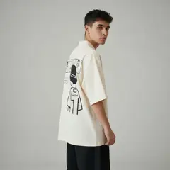 GENERICO - Polo Oversize Estampado Streetwear