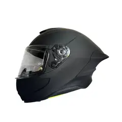 XTREME - CASCO INTEGRAL NEGRO MATE VISOR TRANSPARENTE TALLA M