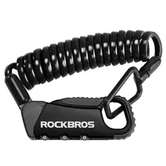 ROCKBROS - CADENA CANDADO ANTIROBO PARA CASCO DE BICICLETA MALETAS