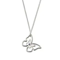 ESIKA - Collar True Icon Mariposa Plateada