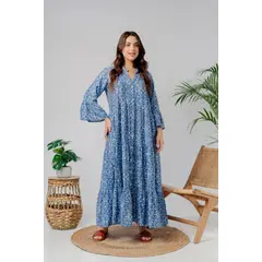 GENERICO - VESTIDO LARGO MUJER VICTORIA ALMAT