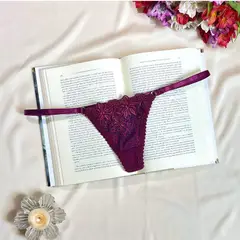 GENERICO - Ropa interior de mujer Hilo Tul y algodón regulable