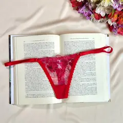 GENERICO - Ropa interior de mujer tanga Hilo Tul y algodón