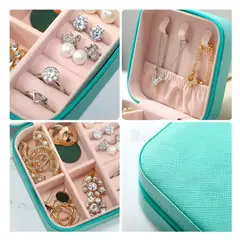 OEM - Mini Joyero Cofre Organizador Portatil Multiusos