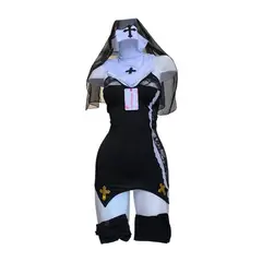 GENERICO - DISFRAZ DE MONJA LENCERIA SEXY