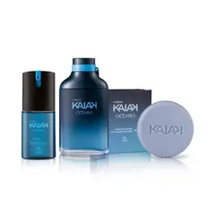 NATURA - Kaiak Oceano Fragancia de Hombre con Deo Spray y Jabon