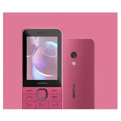 NOKIA - Teléfono HMD 225 4G (2024)/ Dual Sim - BLUETOOTH / 2.4PLGDS/ LONG BATERY/ PINK
