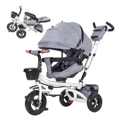 BLLOQ - Cochecito Plegable 4 En 1 Para Niños De 1 A 7 Años