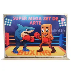 GENERICO - TRALALERO II KIT DE DIBUJO 132PCS EN MALETA CELESTE