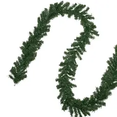 SM - Guirnalda de Ramas de Pino 270cm Verde para Colocar en tu Sala Navidena Y+ Regalo Poster Navidad