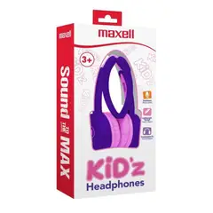 MAXELL - AURICULARES SMALL SIZE KIDZ KZ- 13 HEADPHONES PURPURA