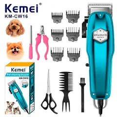 KEMEI - Maquina KM-CW16 De Corte Pelo Mascotas Recargable
