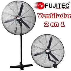FUJITEC - Ventilador Industrial De 26 CF-2602 2en1 200w Negro
