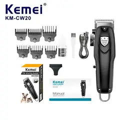 KEMEI - KM-CW20 Cortadora De Pelo Para Mascotas Recargable