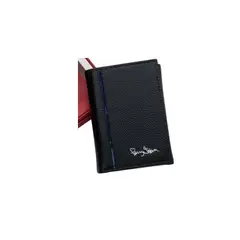 PERRY JHAN - Billetera de Cuero para Hombre - Diseño Ejecutivo vertical