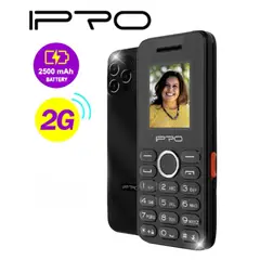 IPRO - CELULAR BASICO 2G A36 BLACK RADIO FM BLUETOOTH DUAL SIM