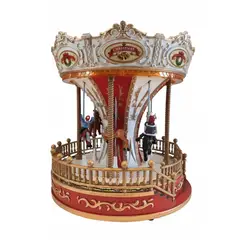 GENERICO - Carrusel Musical Navideño con Luces Led