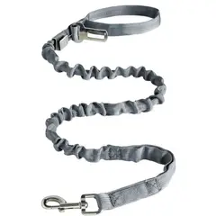 IMPORTADO MC - Correa Elástica Táctica Antitirones para Perros medianos y Grandes Clip de Seguridad y Asa Doble